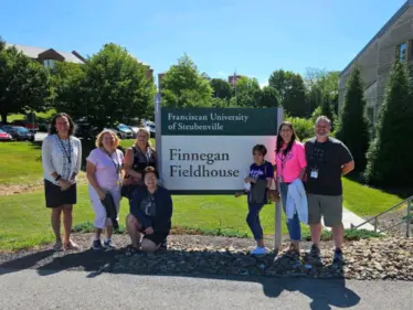 Saint Mary Parish staff and Faith Formation staff at Defending the Faith Conference in Steubenville