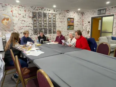 Catholic Women's Group of Saint Bernard Parish meets in the newly renovated space