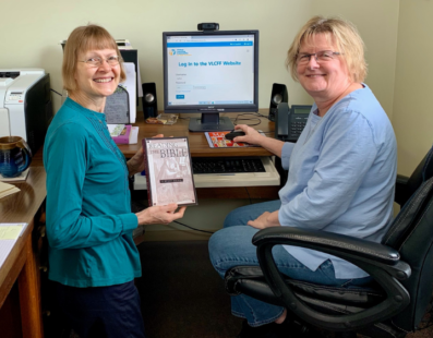 Sheri Lang and Mary Pat Rossi of Saint Catherine of Siena Parish