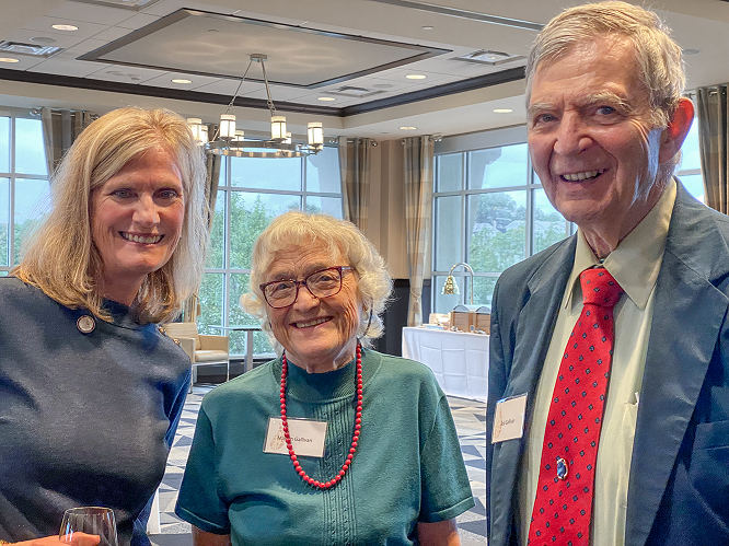 Lisa, Marion and Bob Gallivan
