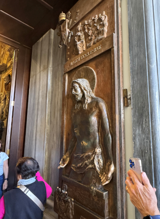 Louis Holy Door Basilica St Peter