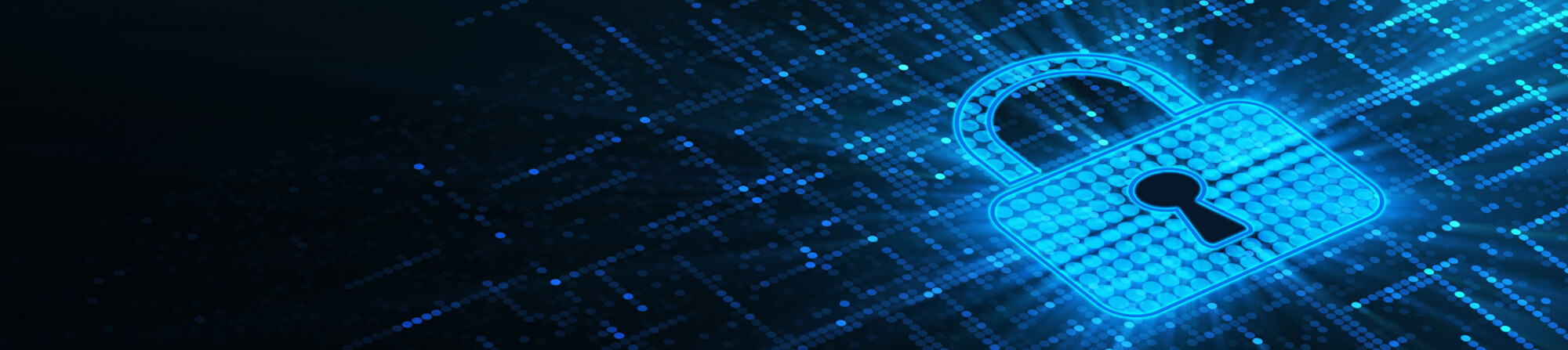 Lock Icon Skewed Dark Background