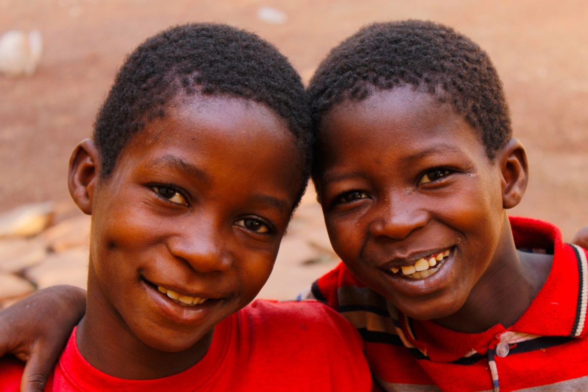 Two Boys Smiling