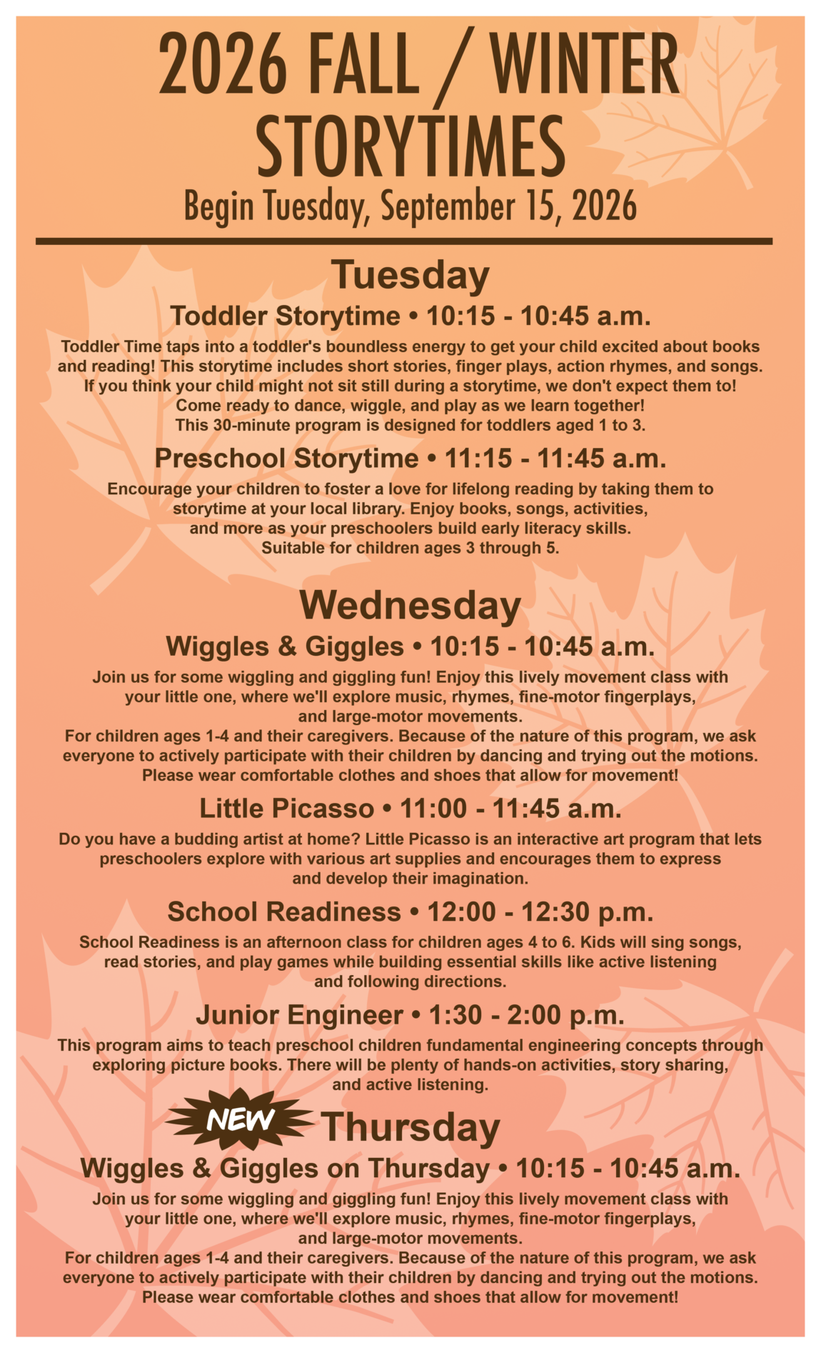 Fall2026 Storytimes