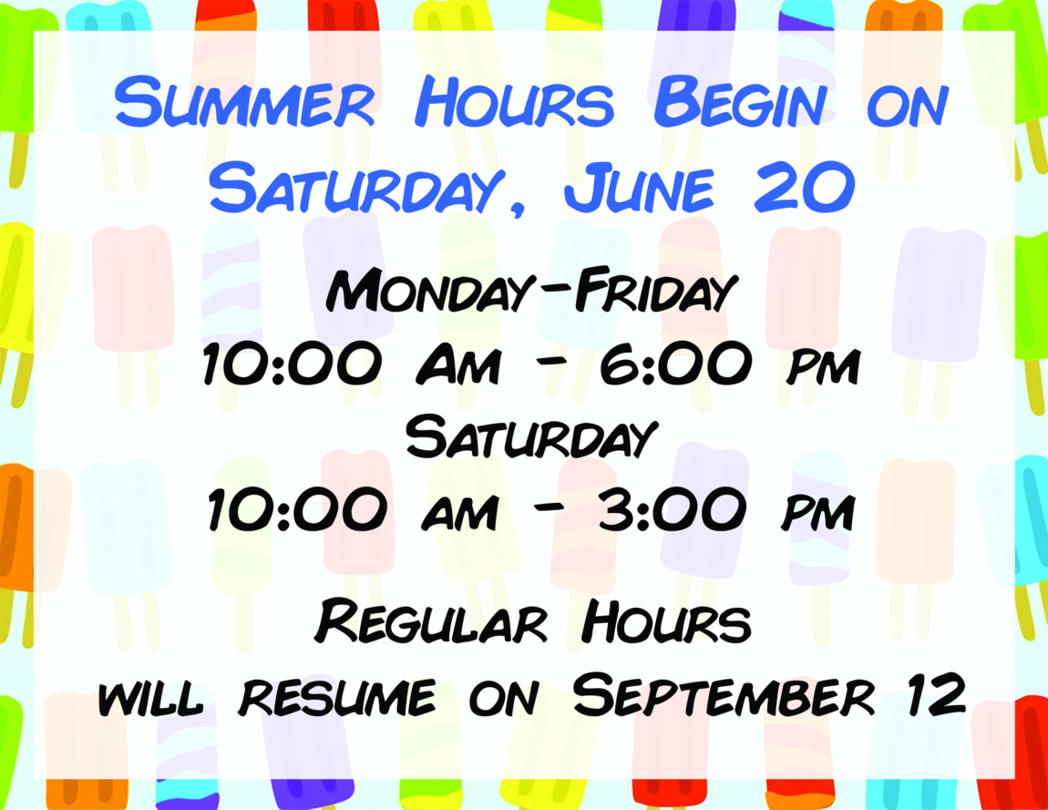 Summer Hours2026