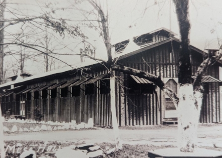 History outside mess hall