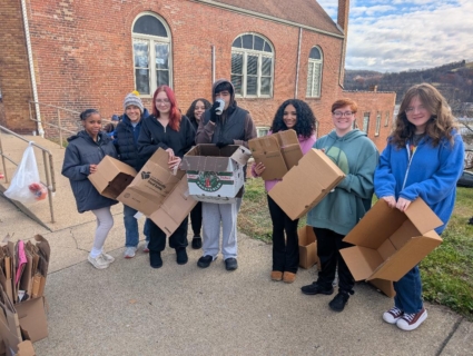 LEO club food bank